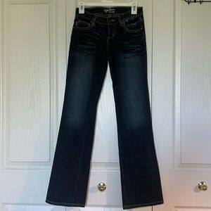 Tyte Jeans Low Rise Dark Wash Bootcut Jeans